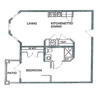 One Bedroom Apartment A